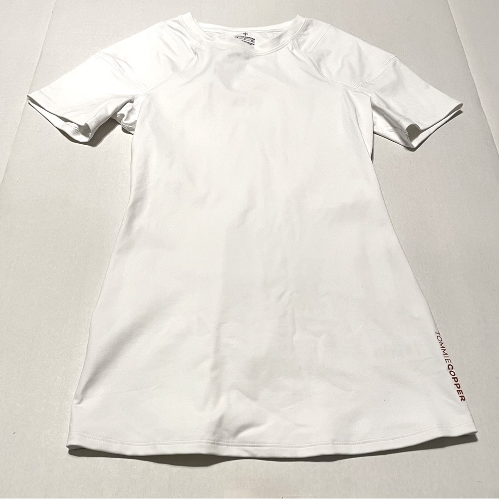 Tommie Copper Women SZ Small White Pro-Grade Short Sleeve Shoulder Support Shirt